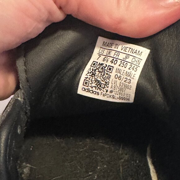 Adidas Samba Classic Sneakers Black White Gum Sole | US Women's 8 / US Men's 7 - Picture 13 of 14